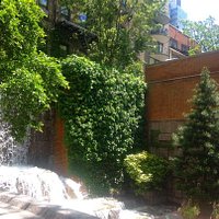 Greenacre Park waterfall