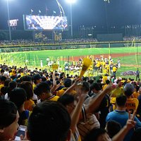 賽後拋彩帶慶祝