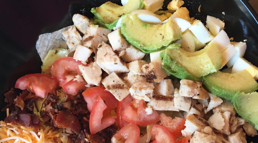 Carrie's Cobb Salad is loaded with ingredients.
