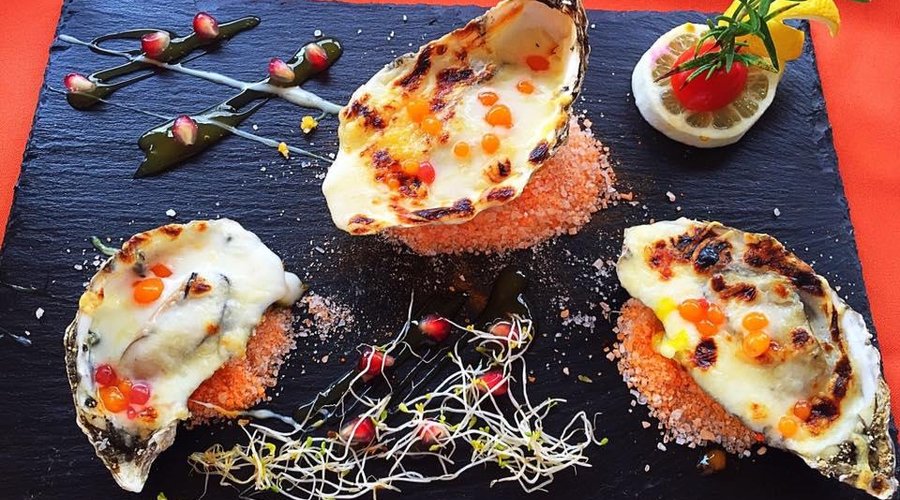 Ostras da Ria Formosa gratinadas