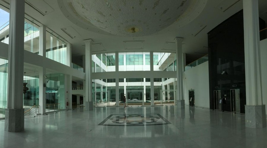 Veel ruimte in het museum