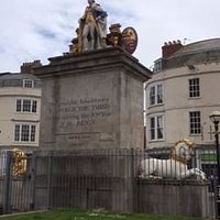 The statue of George the Third