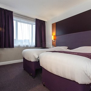 The Double or Twin Room at the Premier Inn Newcastle City Centre (New Bridge Street) Hotel