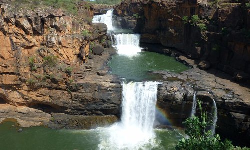Mitchell Falls is worth turning off for. Also go on to Surveyors Pool.