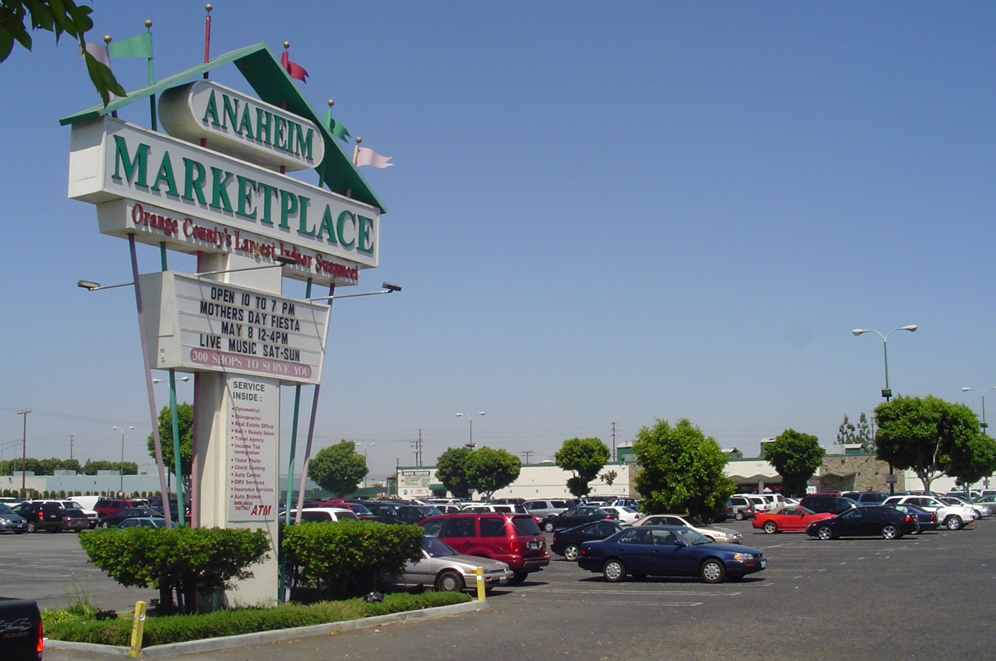 Anaheim Indoor Marketplace   The Parking 