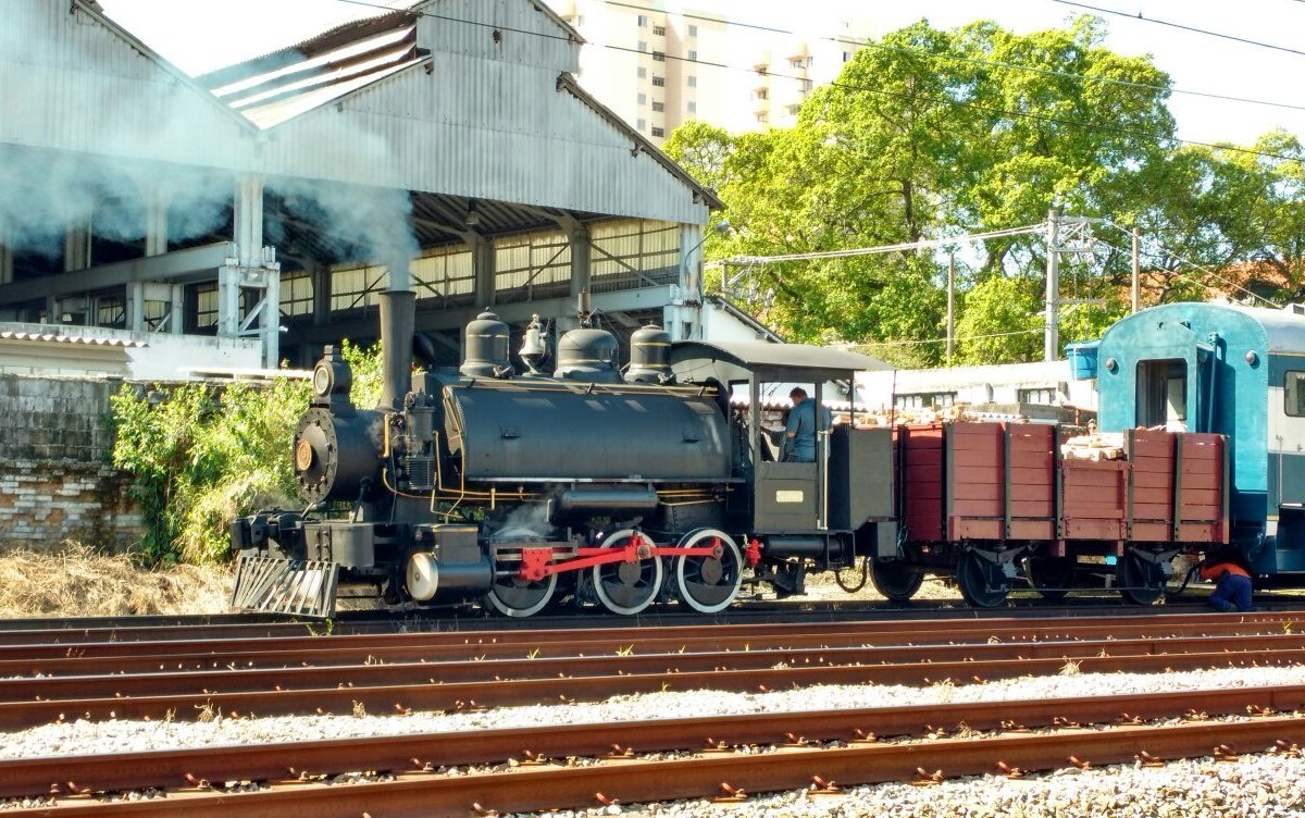 🚂 Maria Fumaça em São Paulo no @Museu da Imigração , Mooca. #trem #ma