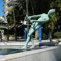 La Venus esquiando