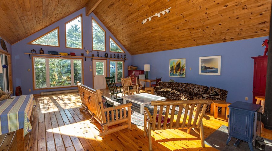 Our sunny Gathering Hall, perfect for relaxing after a days adventures