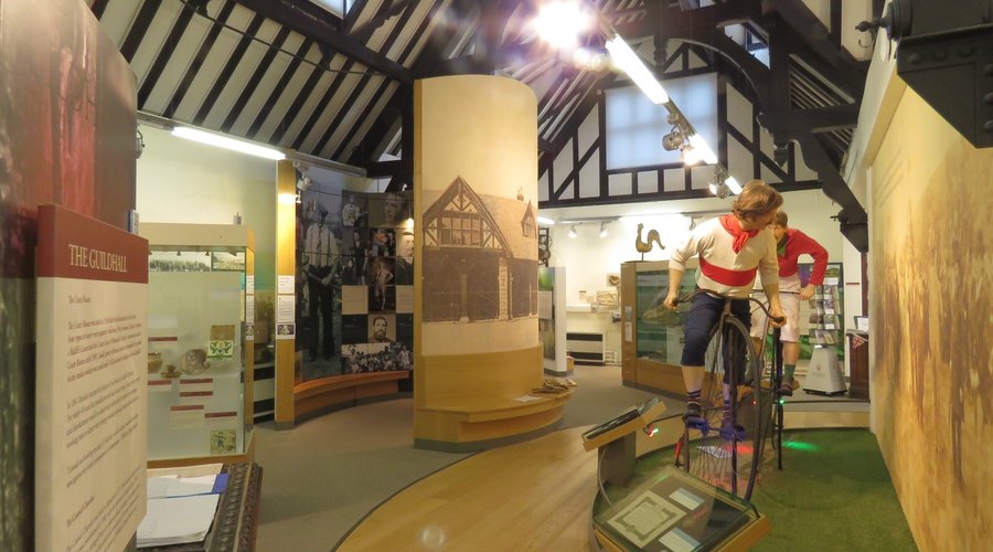 Inside the museum
