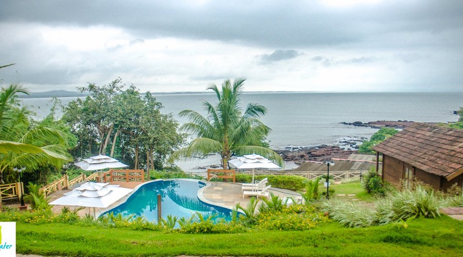 Scenic view of the ocean