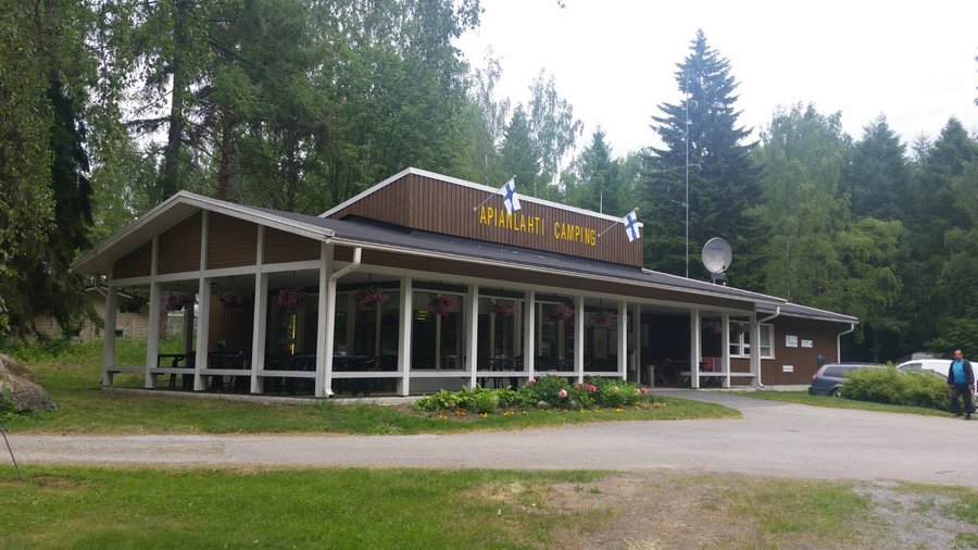Apianlahti campin reception and cafe