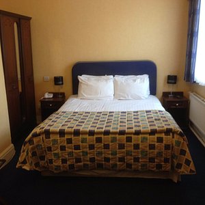 SIngle room with double bed.