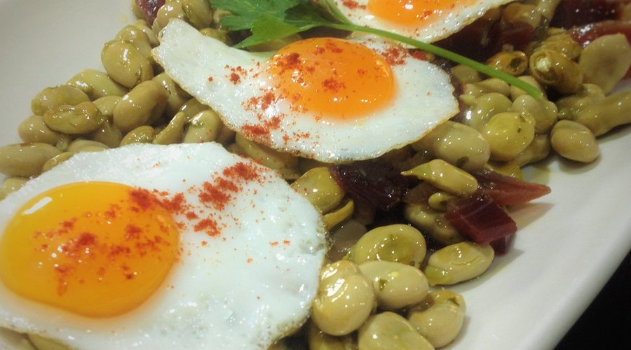 Habitas con Jamón