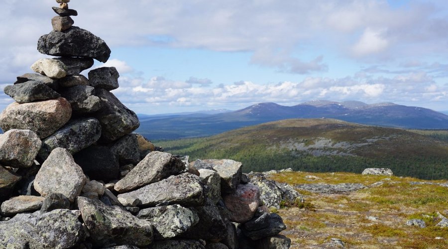Pallas Fells as seen from Keimiötunturi Fell