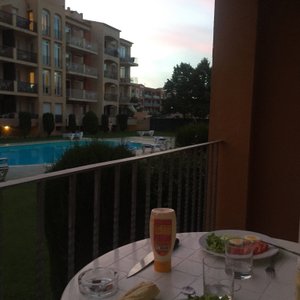 Vue piscine