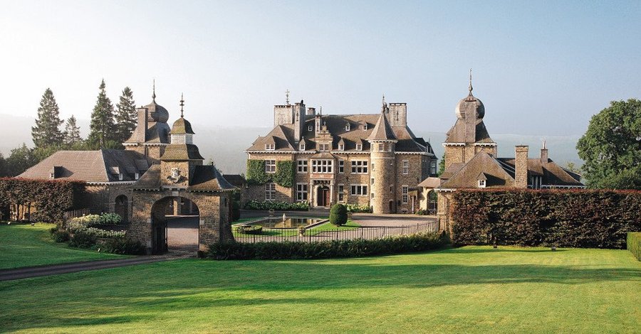 Manoir - bâtiment et jardin
