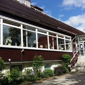 Hoteleingang vom Kurpark