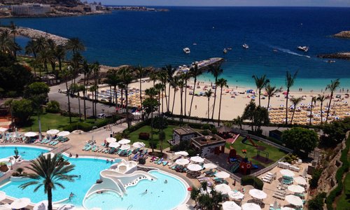 view from the balcony