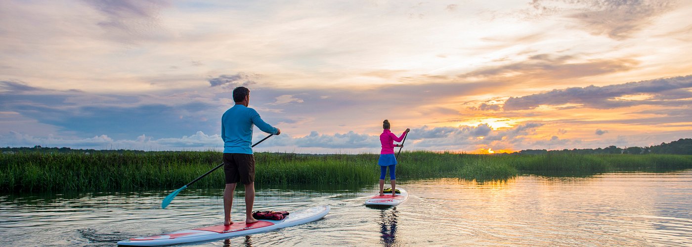 Paddle Board through the Charleston Water Ways