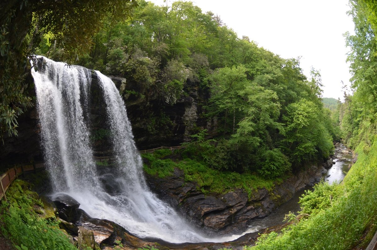 Dry Falls in Highlands, NC