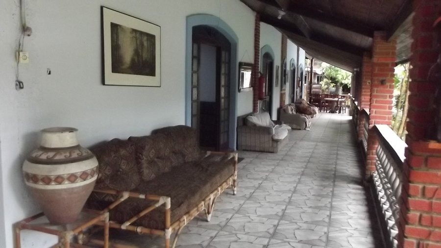 Entrada da pousada