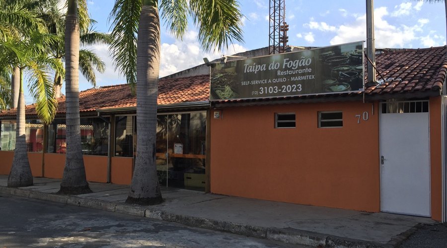 Fachada do restaurante.