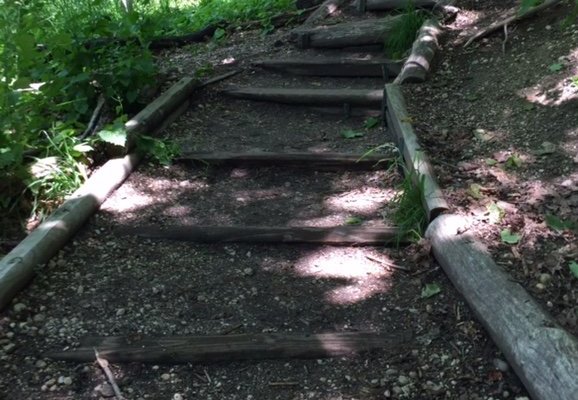 Well-maintained trail