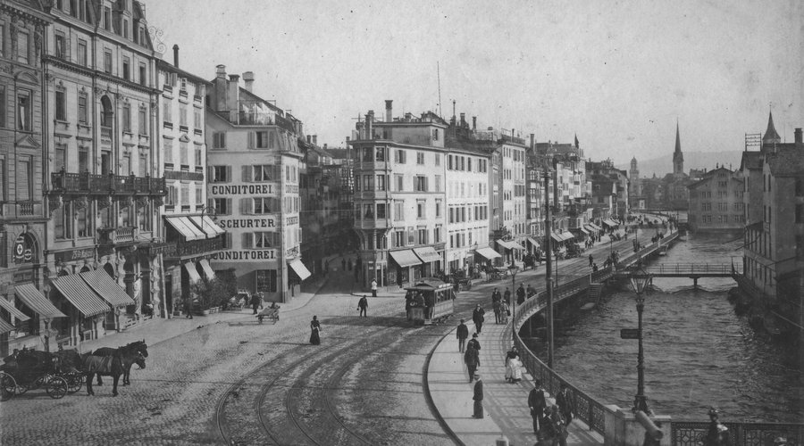 Das Central mit der Weinstube im Jahre 1899