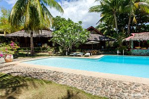 Oasis Resort in Panglao Island, image may contain: Resort, Hotel, Building, Villa