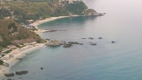 Grotticelle beaches from Capo Vaticano promontory North side