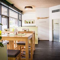 Gastraum vor der Frontcooking Küche