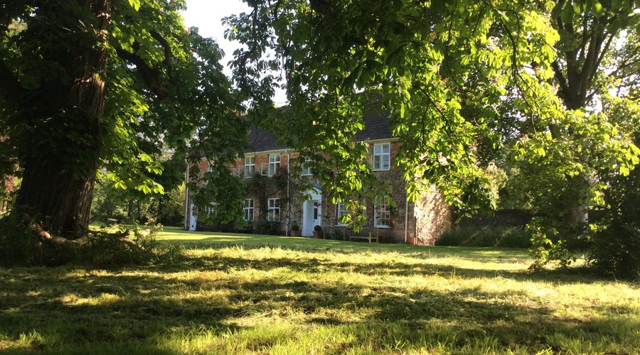 The front lawn