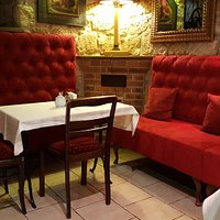 The dining area
