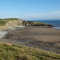 Southerdown Beach at low tide