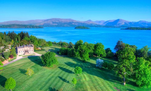 Aerial image of Ross Priory