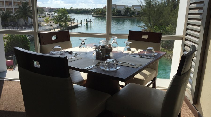 Upstairs on the Bay's amazing view!