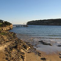View from the beach at Port Campbell