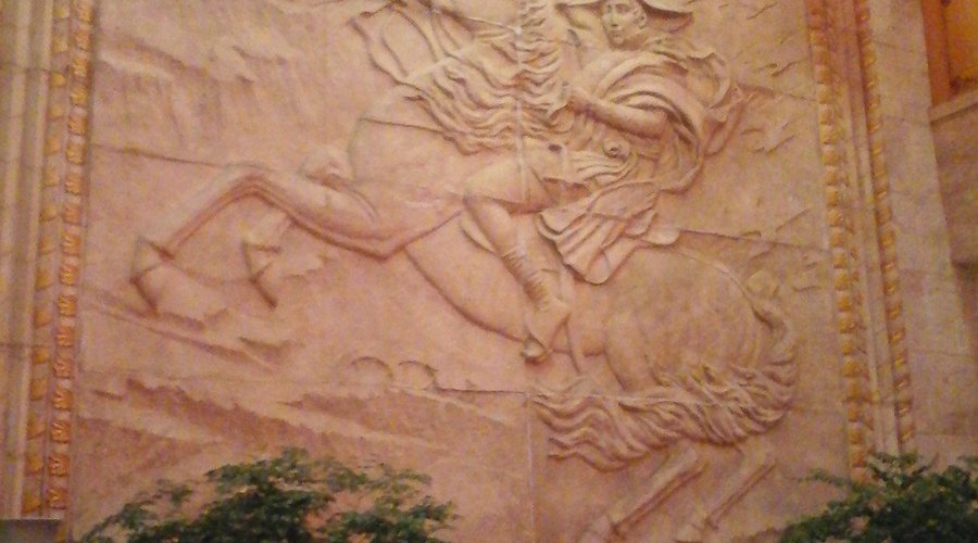 A wall fresco of Napoleon?!