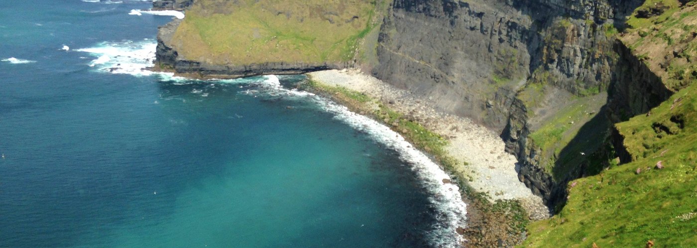 The North Atlantic was a gorgeous green color. It felt like the Carribean