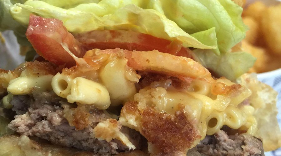 Mac & Cheese in the King burger.