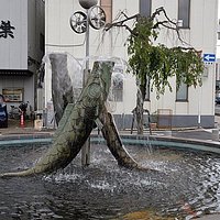 鯉の噴水