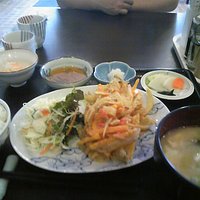 かきあげ定食