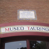 The museum entrance on one side of the Madrid bullring, Las Ventas