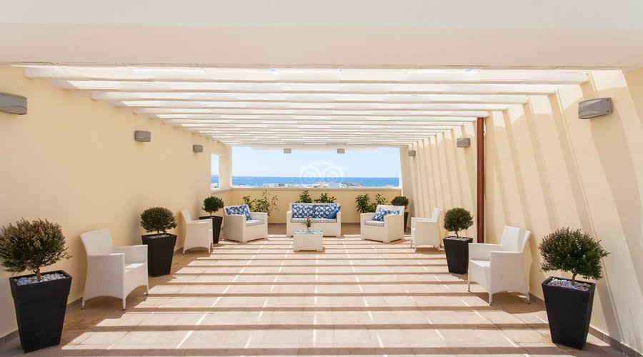 Terrace at the Hotel Perla dello Ionio
