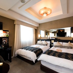The Twin Room at the APA Hotel Higashi Shinjuku Kabukicho