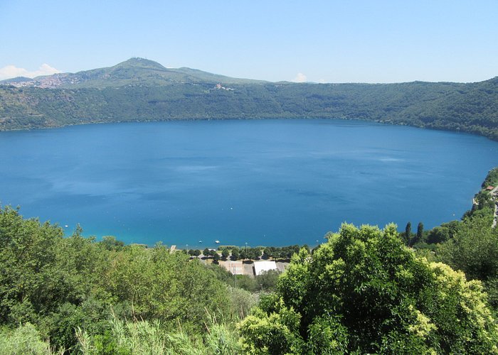 Lake Albano and the view from the Village