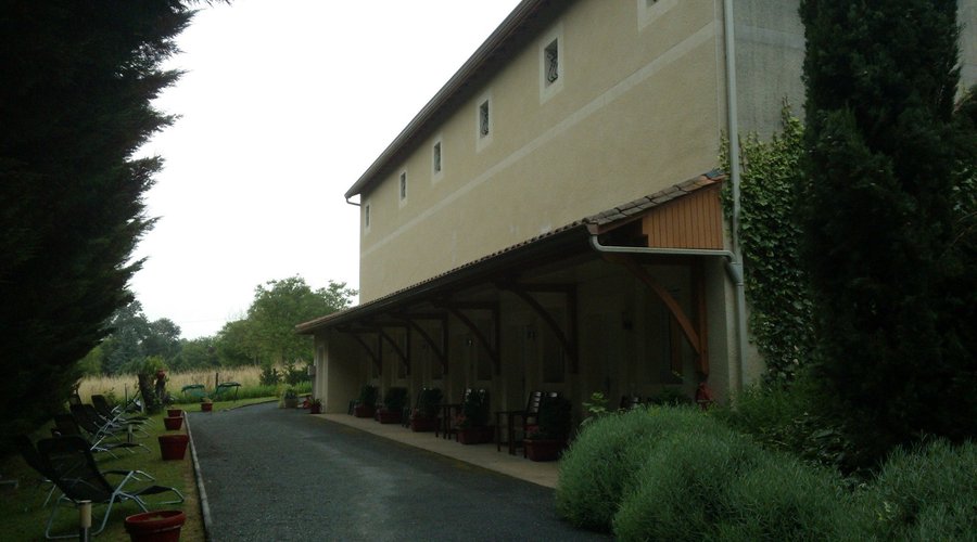 vue vers les chambres