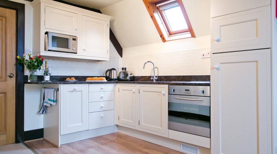 Butlers Loft Kitchen area at Staffield Hall