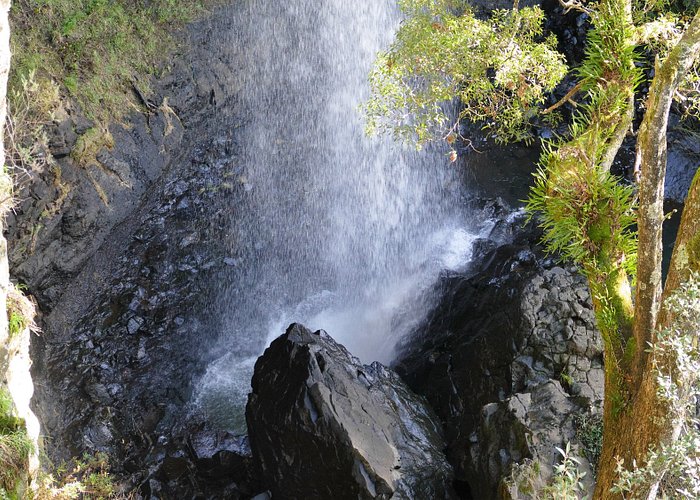 The bottom of the falls looking from the viewing platform.
