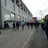 Outside Deepdale Unvincibles Pavilion